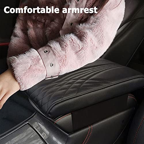 Car Center Console Cover (Black / Texture 2)