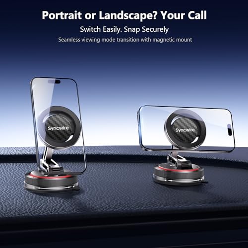 for MagSafe Car Mount [3 (Carbon Fiber)