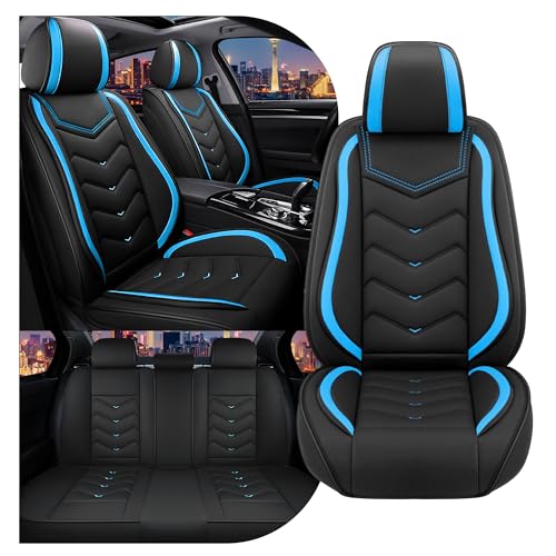 Car Seat Covers for Chrysler Pacifica 2004 (Full Set / Black Blue)