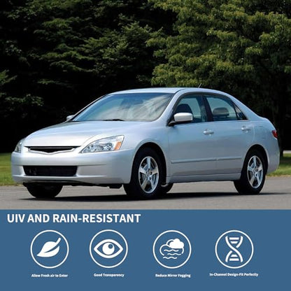 4PCS Rain Guards Window Visors Fit for 2003 (For Honda Accord 2003-2007)
