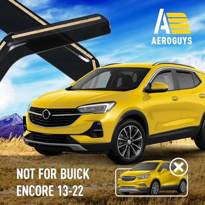 Extra Durable Window Deflectors in (For Buick Encore GX 20-26)