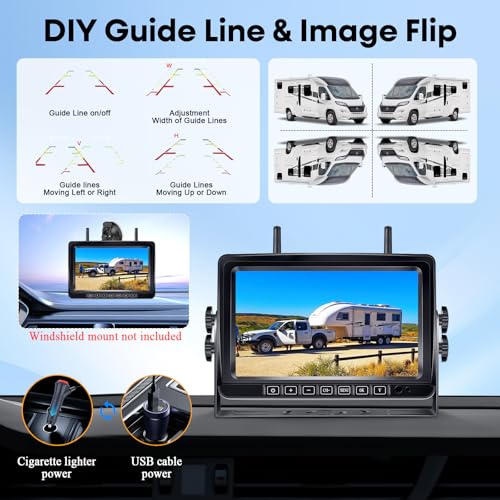 Dual Magnetic Wireless Backup Camera