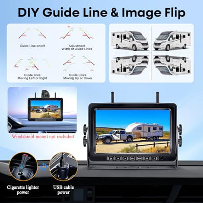 Dual Magnetic Wireless Backup Camera
