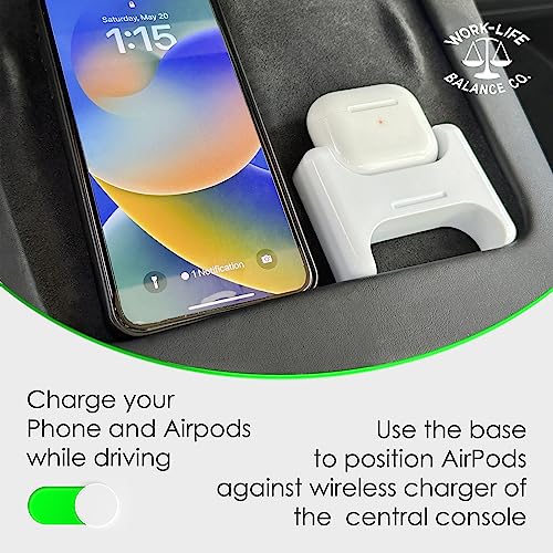 Tesla AirPods Wireless Charging Mount for Model 3