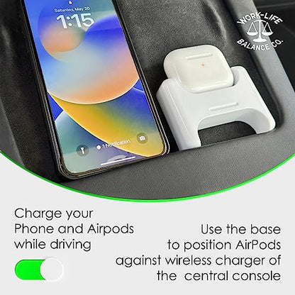 Tesla AirPods Wireless Charging Mount for Model 3