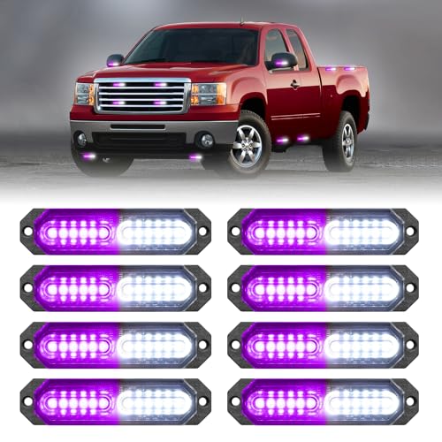 1200T Emergency Strobe Grille Lights (Purple/White)