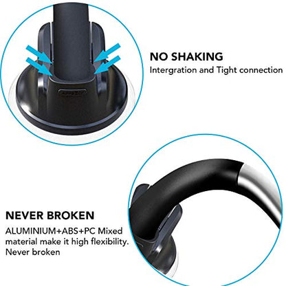 Magnetic Car Phone Holder Mount with Flexible Gooseneck Arm