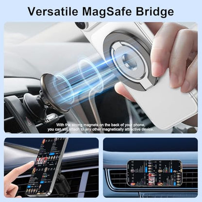 Magnetic Phone Ring Holder for MagSafe (gray)