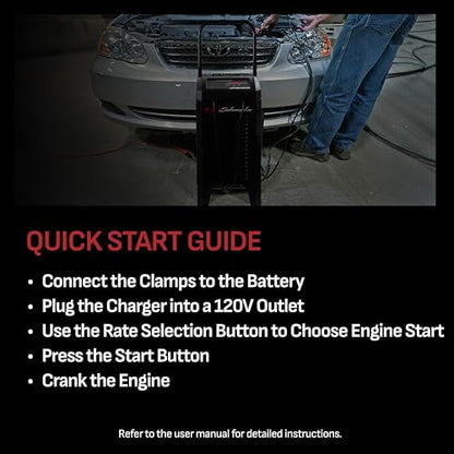 Wheeled 6A Car Battery Charger & Maintainer (Microprocessor Controlled)