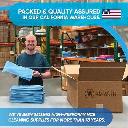 16" x 16" All Purpose Towels (Blue / 50 Pack)
