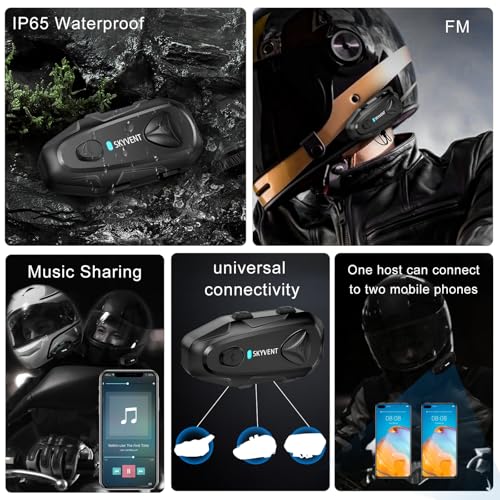 Q4 Motorcycle Bluetooth Communication System Headset Intercom (Q4)