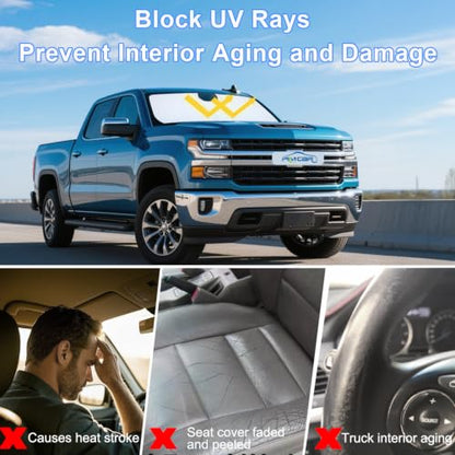 Windshield Sun Shade for 2022 (for Silverado/Sierra 2022-2026)