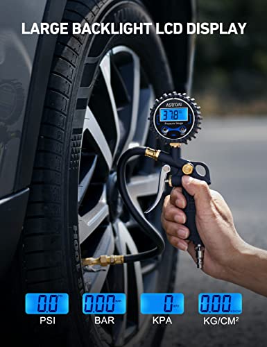 Digital Tire Pressure Gauge with Inflator 3 (2 Pack Standard / without case)