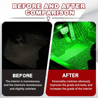 Car Interior LED Lights (Green)
