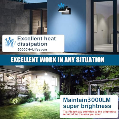 40W 4 Pack LED Outdoor Wall Light