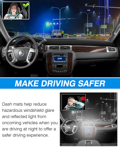 Dash Cover for 2007 (62.21*18.90(Chevy Sierra 2007-2013))
