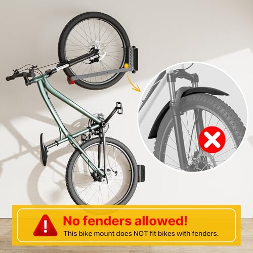 No Lift Swivel Bike Wall Mount (1-Pack)
