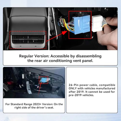 8.66" Rear Screen Compatible with Tesla Model Y 2019 (8.66 Inches)