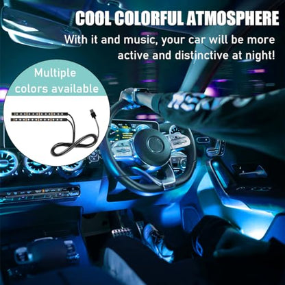 Car LED Strip Light (USB / Ice Blue)