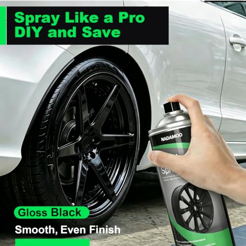 Aluminum Wheel Spray Paint (Glossy Black / 13 Ounce (Pack of 1))