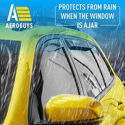 Extra Durable Window Deflectors in (For Jeep Cherokee 14-23)