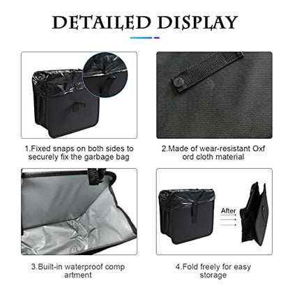 Foldable Waterproof Car Trash Can (Large)