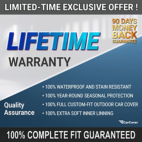 Car Cover Waterproof All Weather for 1958 (14. Brookwood 1958-1972 / Sky Gray)