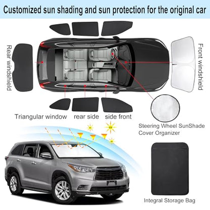 Window Shades for Toyota Highlander 2014 (Toyota Highlander 2014-2019)