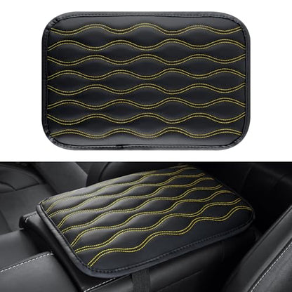 Auto Center Console Pad (yellow-line)