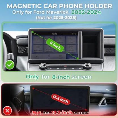 Car Phone Holder for Ford Maverick 2022 (Fit for 2022-2024 Maverick, 8-Inch)