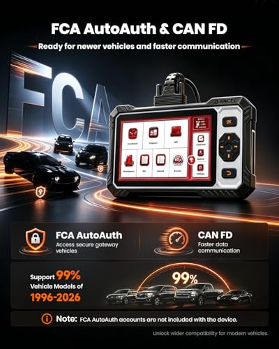 FX6000 Bidirectional OBD2 Scanner (Red-Black)
