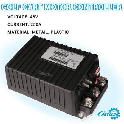 1510A-5201/1510A-5251 Golf Cart DC Motor Controller Suitable for 2000-2008 Club Car DS/Precedent Golf Cart, Black 48V 250A DC Controller Replace OEM# 1510A-5201/1510A-5251 (black)