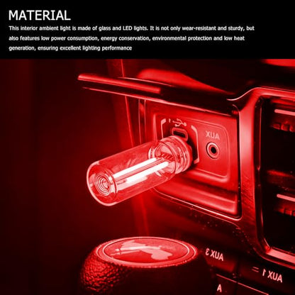 Car Plug in USB Lights (Red)