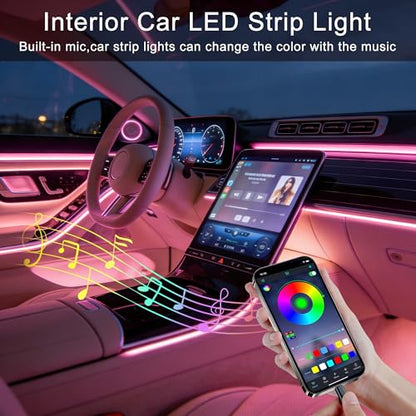 Interior Car LED Lights (5 In 1 with APP)
