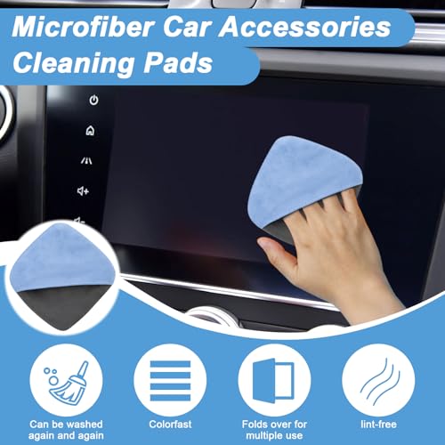 2PCS Car Screen Cleaner (Blue& Grey)