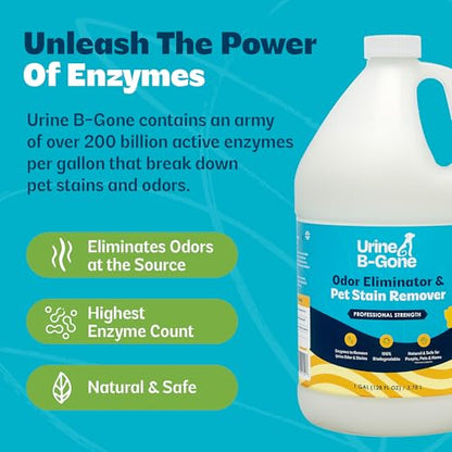 Urine B Gone Enzyme Cleaner for Human (128 Fl Oz (Pack of 1))