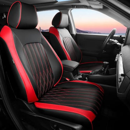 Custom for Honda CRV Seat Covers 2023 (BlackRed / CR-V2023-2026 EX,EXL,LX ,Sport,Hybrid)