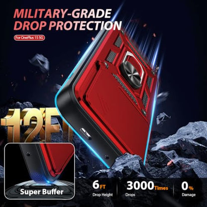 for OnePlus 15 5G Case (OnePlus 15 5G（6.78"） / Red)