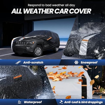 Multi Layer Car Cover Custom Fit for Jeep Grand Cherokee (Custom fit Jeep grand Cherokee / SUV car cover)