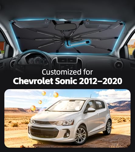 Windshield Sun Shade for Chevry Sonic 2012 (Fit for C*hevrolet Sonic 2012–2020)