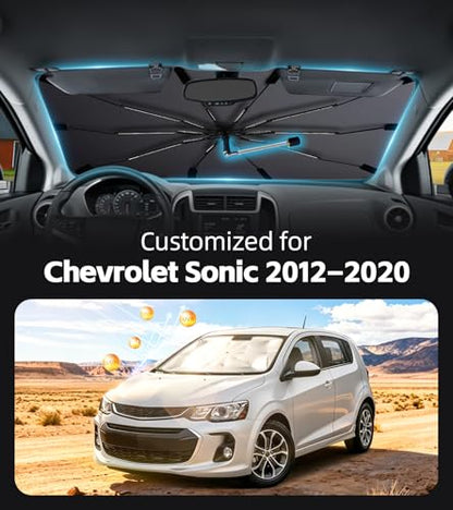 Windshield Sun Shade for Chevry Sonic 2012 (Fit for C*hevrolet Sonic 2012–2020)