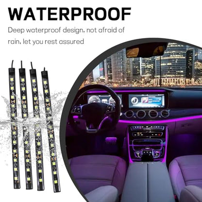 Car LED Strip Light (48 LED,USB / pink purple)