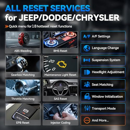 IP500 for Jeep OBD2 Scanner (IP500 for Jeep/Dodge/Chrysler)