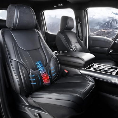 Custom Car Seat Covers Full Set (Variation-08 / Front)