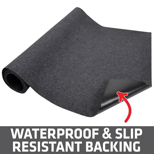 Garage Floor Runner Mat (18' x 2'6" (1-Pack) / Charcoal)