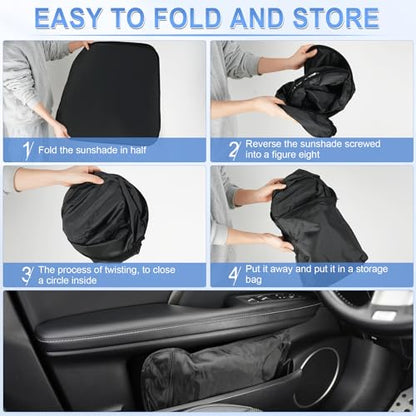 300T Universal Car Windshield Sun Shade (Pickup Truck)