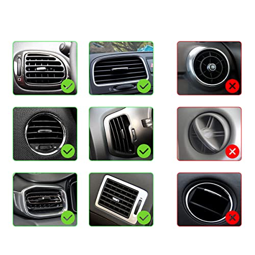 20PCS Bendable Car Air Vent Trim Strips (Carbon Fiber)