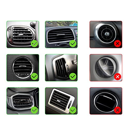 20PCS Bendable Car Air Vent Trim Strips (Carbon Fiber)