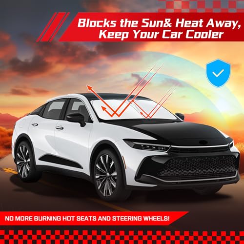 Windshield Sun Shade for Toyota Crown 2023 (for Toyota Crown 2023-2026 2027)