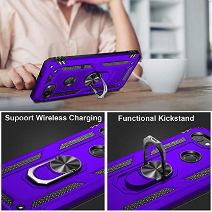for Google Pixel 3A Case with Screen Protector (Purple / Google Pixel 3A)